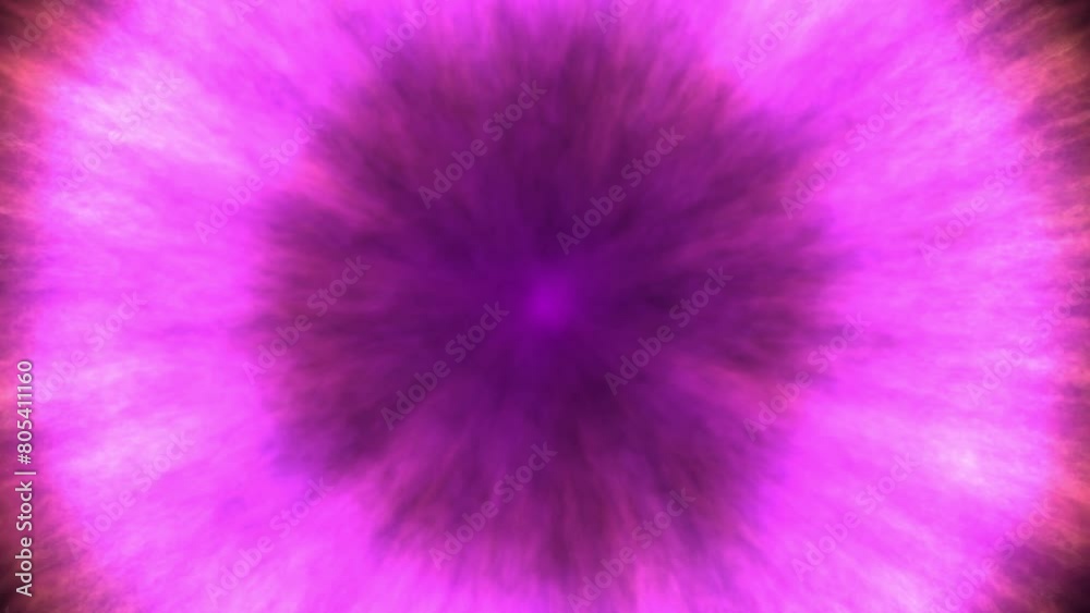 4K animated background simulating the passage of space in space at enormous speed