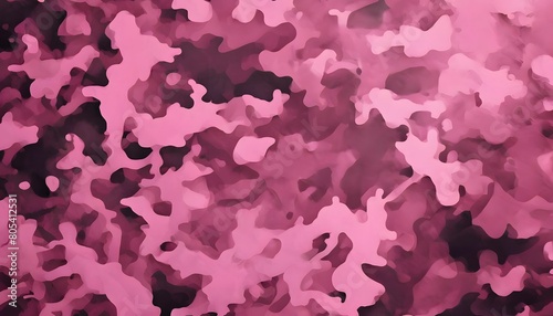 
Pink camouflage background, classic fashion print design