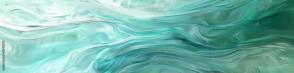 soft swirling patterns of mint green and azure, ideal for an elegant abstract background soft swirling patterns of mint green and azure, ideal for an elegant abstract background
