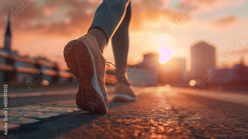 runner running on seaside beach on sunset, fitness runner during outdoor workout. Jogging at outdoors. running for exercise. fitness, silhouette, sunrise, exercise, fitness, health