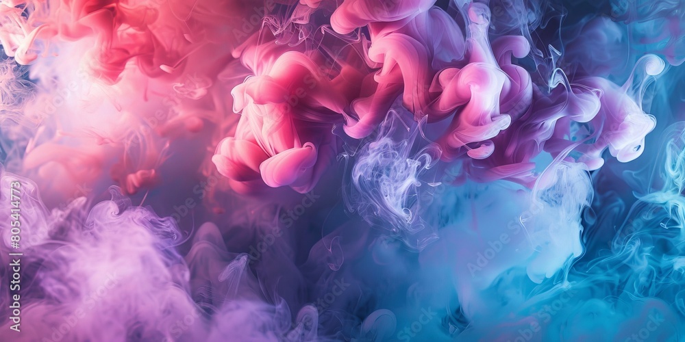 Fototapeta premium Colorful Smokes Floating in the Air