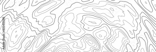 Abstract design with Seamless pattern with lines Topographic map. geographic mountain relief. Retro topographic map. Vector illustration.
