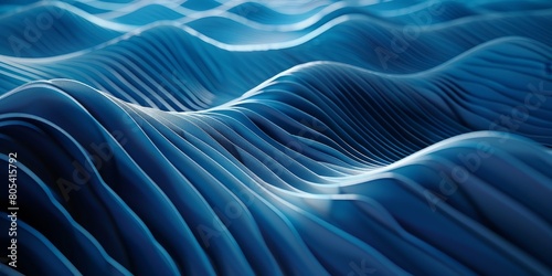 Close Up View of Wavy Surface