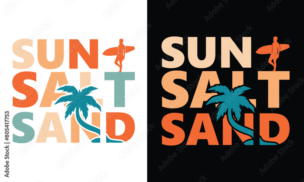 Fototapeta premium Summer Tshirt Design