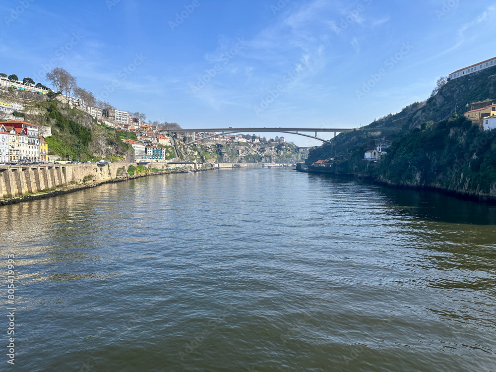 Douro River in Oporto city