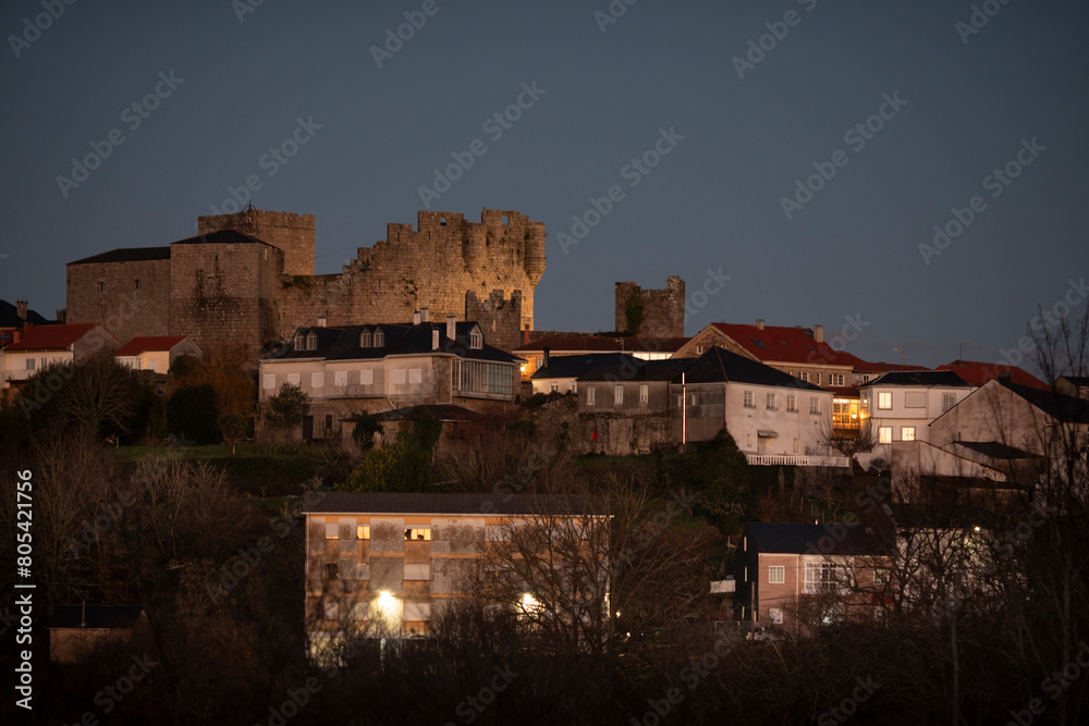 The Castro Caldelas castle or castle of the Counts of Lemos, is a medieval fortress located in the Orense town of Castro Caldelas in Galicia, Spain. The Castro Caldelas castle or castle of the Counts of Lemos, is a medieval fortress located in the Orense town of Castro Caldelas in Galicia, Spain.