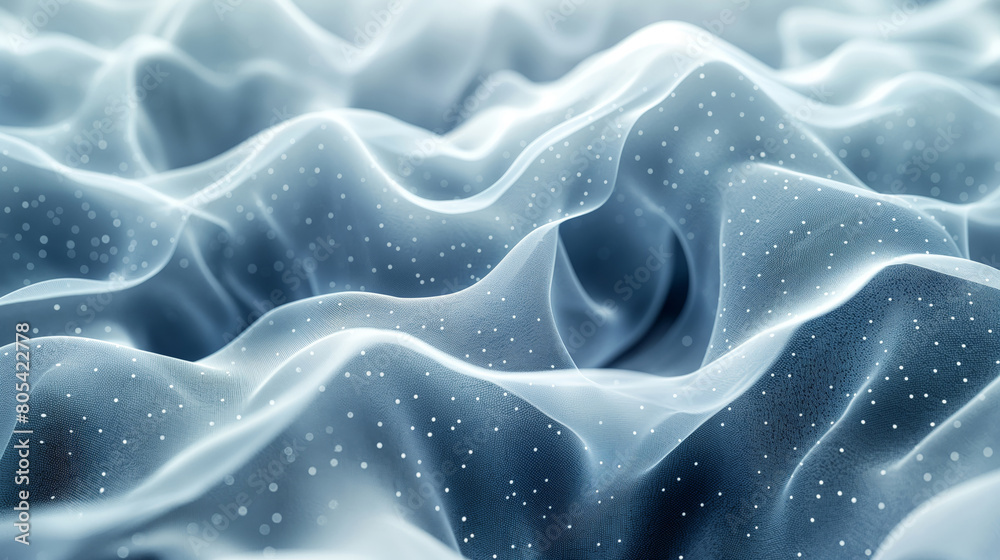 Abstract mesh or veil fabric background. Wavy light textile surface pattern Abstract mesh or veil fabric background. Wavy light textile surface pattern