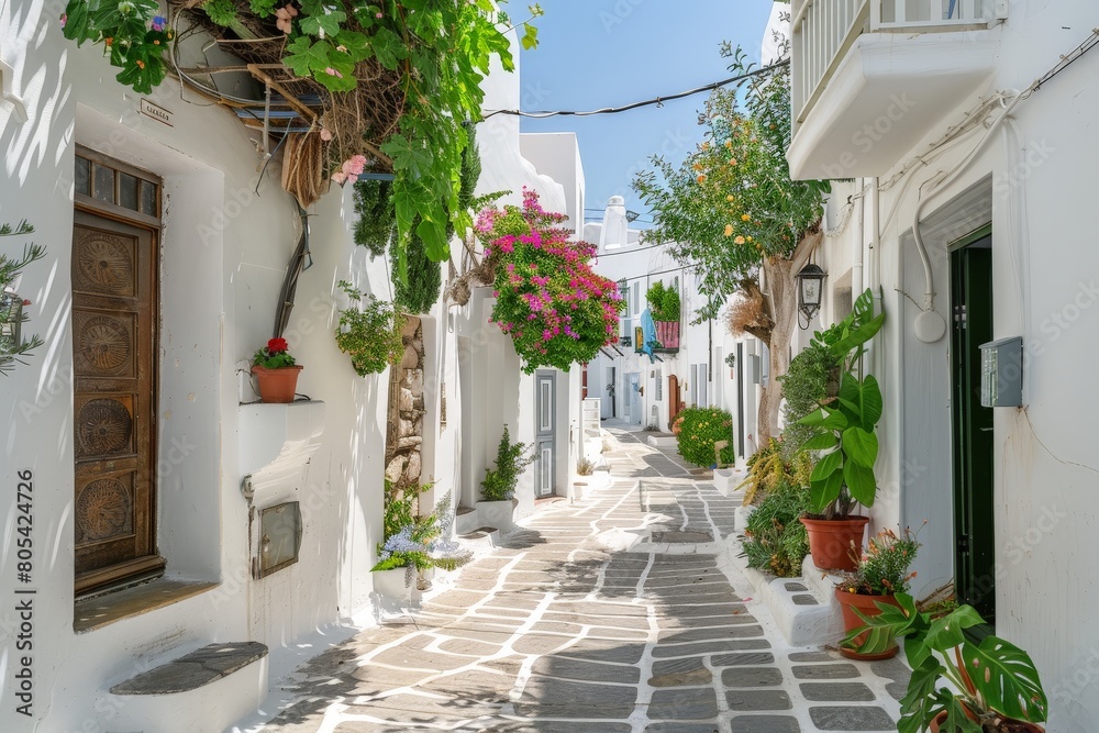 Fototapeta premium Heraklion cultural center - building with sky. Beautiful simple AI generated image in 4K, unique.