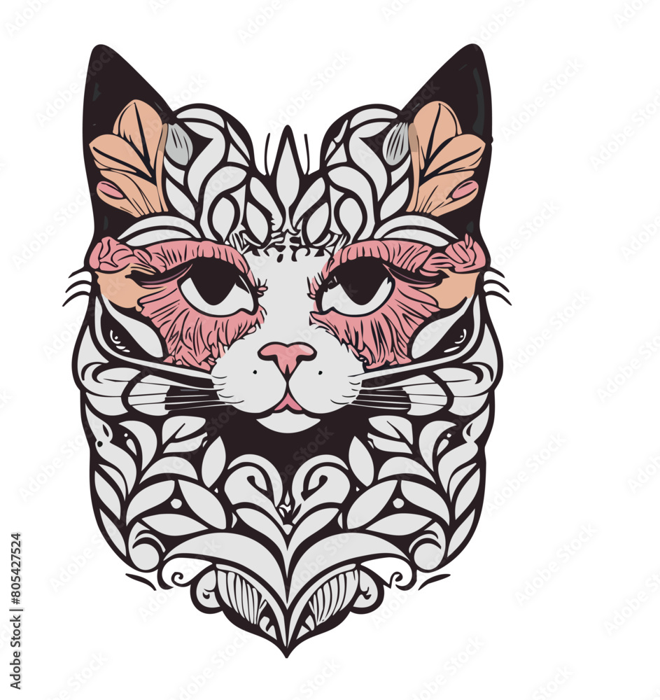 Obraz premium Cat illustration