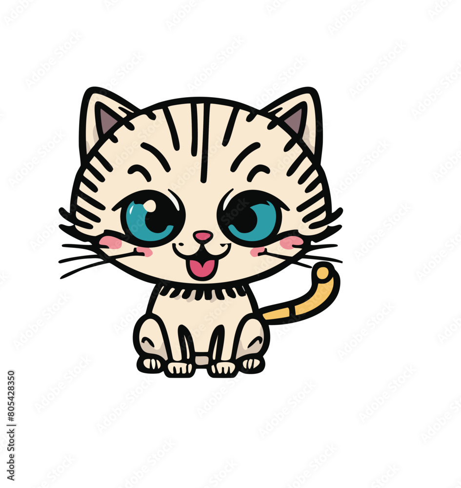 Obraz premium Cat illustration