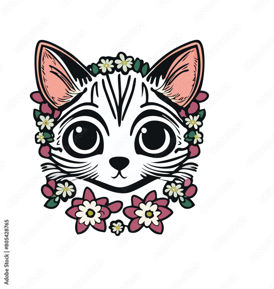 Obraz premium Cat illustration