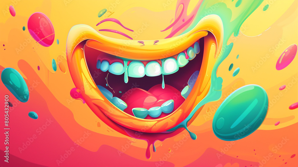 Obraz premium Happy world laughter day banner design
