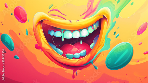 Happy world laughter day banner design