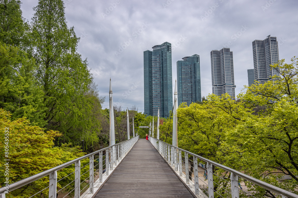 Seoul, South Korea - April 22 2024 Seoul, South Korea - April 22 2024