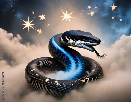 snake in the night