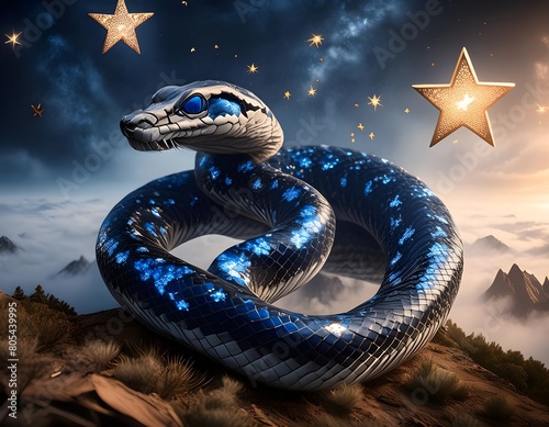 snake in the sky