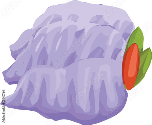 Kow griep pag mor illustration on transparent background.
