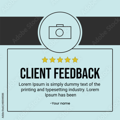 Testimonial Showcase Graphic Design