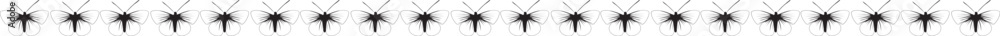 Butterfly doodle line border on transparent background.
Butterfly doodle line border on transparent background.
