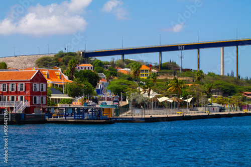 Port of Sint Anna Bay on the island of Curacao. photo