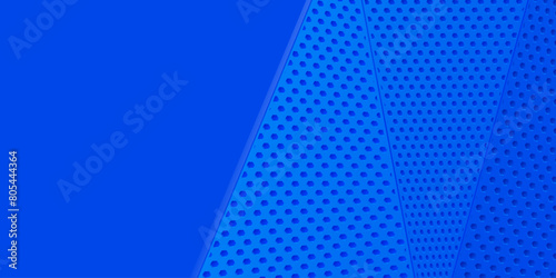 Abstract blue geometric shapes background.