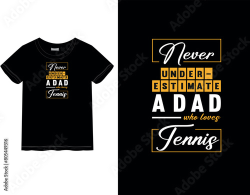 Tennis lover Father's Day t-shirt | Happy Father's Day 