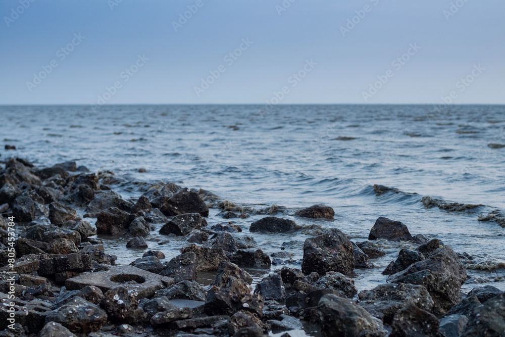 Beautiful Rocky beach summer vacation travel Beautiful Rocky beach summer vacation travel