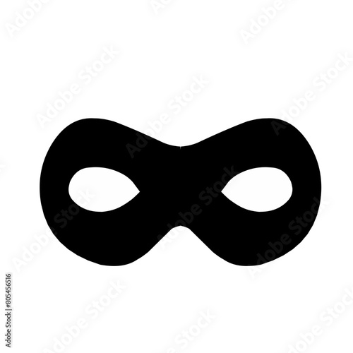 Black Mask Vector Icon