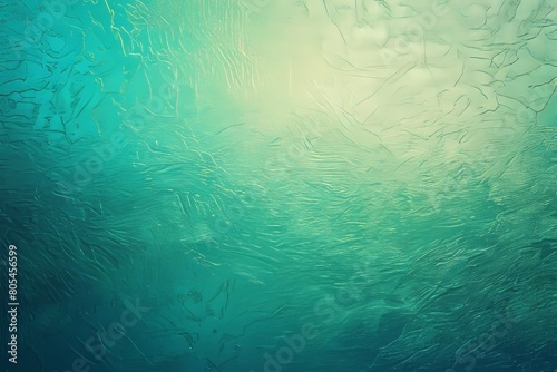 Chartreuse aquamarine grainy color gradient background glowing noise texture cover header poster design
