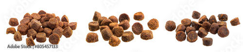 Wallpaper Mural 
Set of Dry dog food isolated on white background Torontodigital.ca