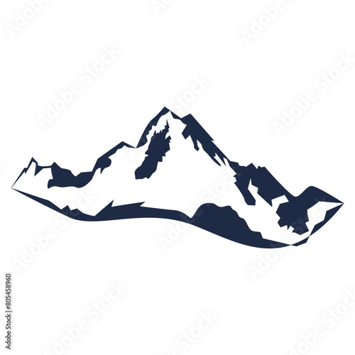 montain icon vektor