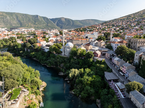 Obraz na płótnie Mosque Koski Mehmed Pasha - Mostar, Bosnia and Herzegovina