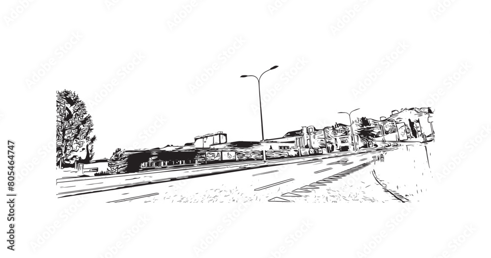 Print Building view with landmark of St. Gallen is the
city in Switzerland. Hand drawn sketch illustration in vector. Print Building view with landmark of St. Gallen is the
city in Switzerland. Hand drawn sketch illustration in vector.