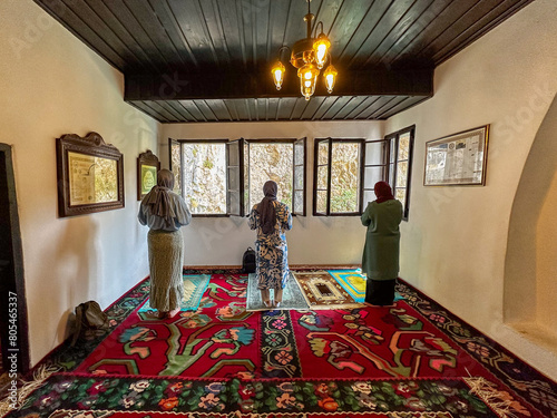 Obraz na płótnie Blagaj Dervish Tekke - Bosnia Herzogovina w salonie