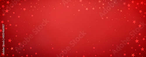 Red Christmas, Chinese New Year ,Happy New Year, Valentine's Day celebration background with stars and snowflakes with copy space for text and images.