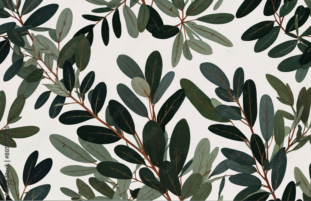 seamless background with leaves seamless background with leaves