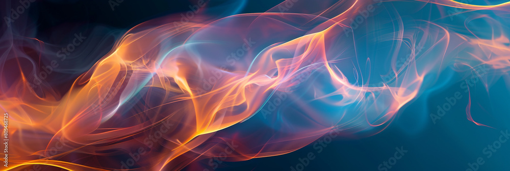 Smokey abstract background, featuring futuristic design
