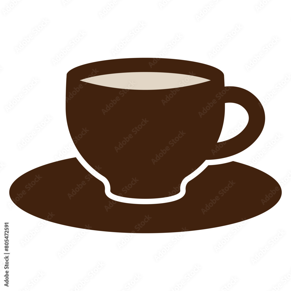 コーヒー マグカップのアイコン シルエット コーヒー マグカップのアイコン シルエット