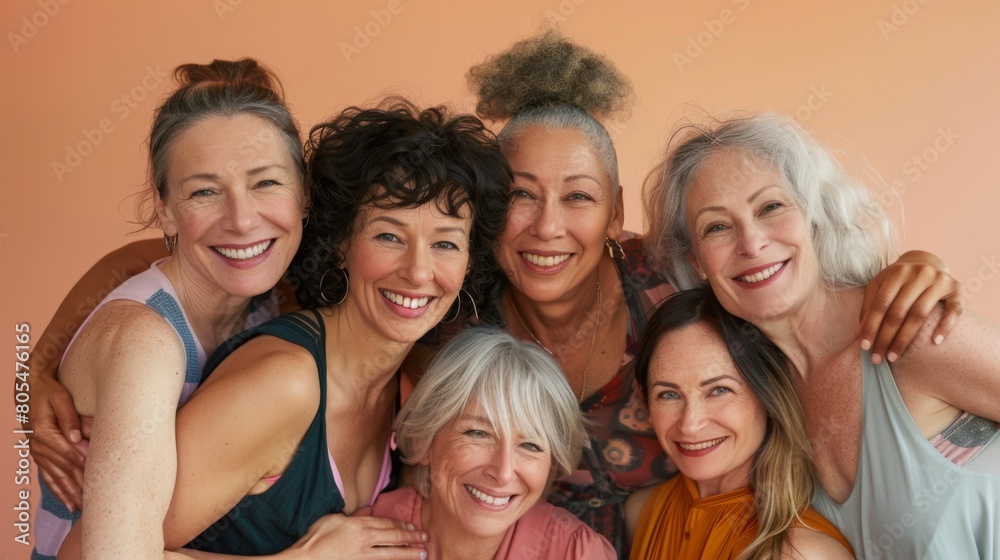 A Portrait of Joyful Women Together