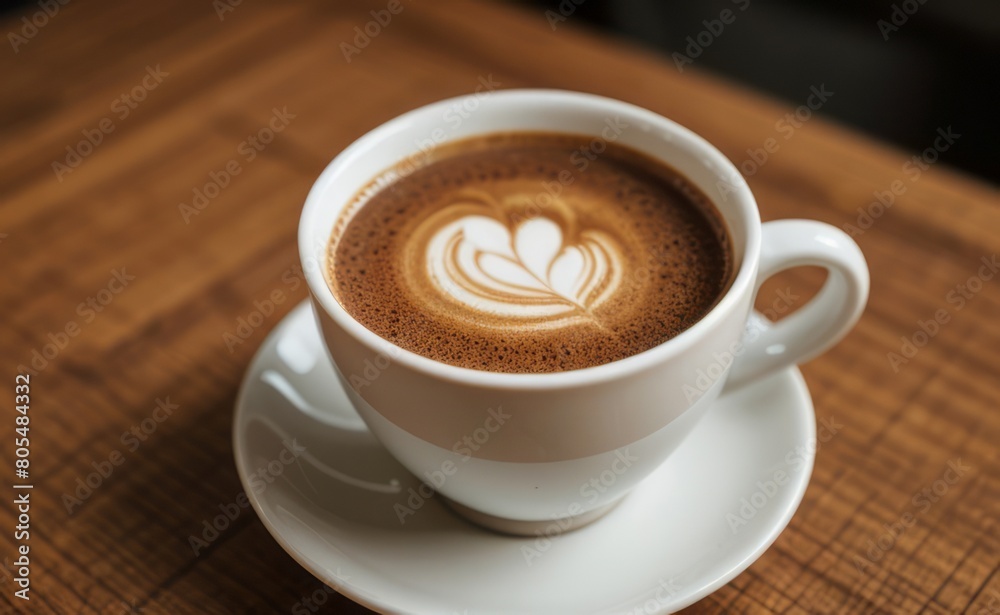 Fototapeta premium close up shot professional photograph of cup of coffee