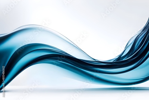 blue glowing abstract flow glass waves background, backgrounds, blue backgrounds, abstract background 