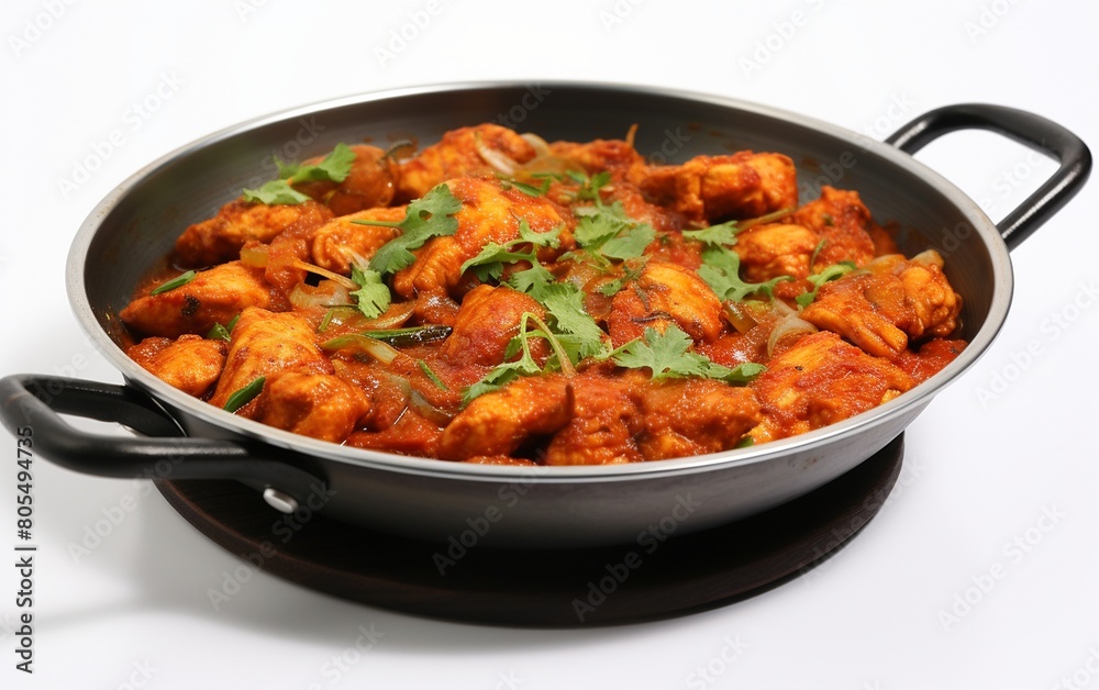 Chicken Makhni in Contrast with White