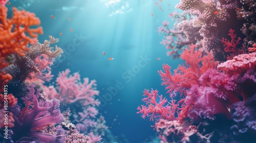 Featuring vibrant coral reefs