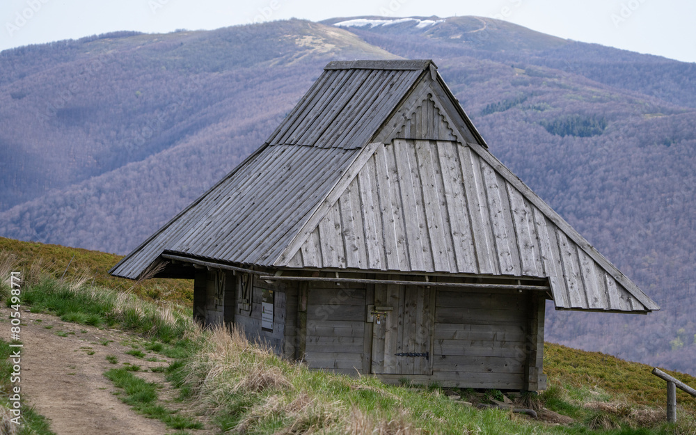 old house in mountains