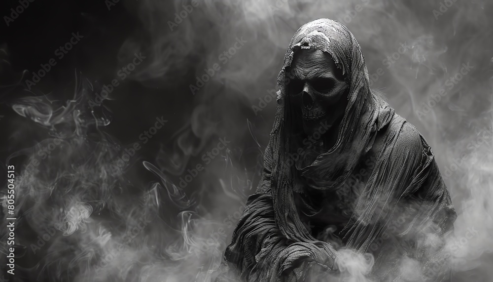Experience the haunting presence of a wraith, its spectral strength a chilling reminder of the power of the undead Experience the haunting presence of a wraith, its spectral strength a chilling reminder of the power of the undead