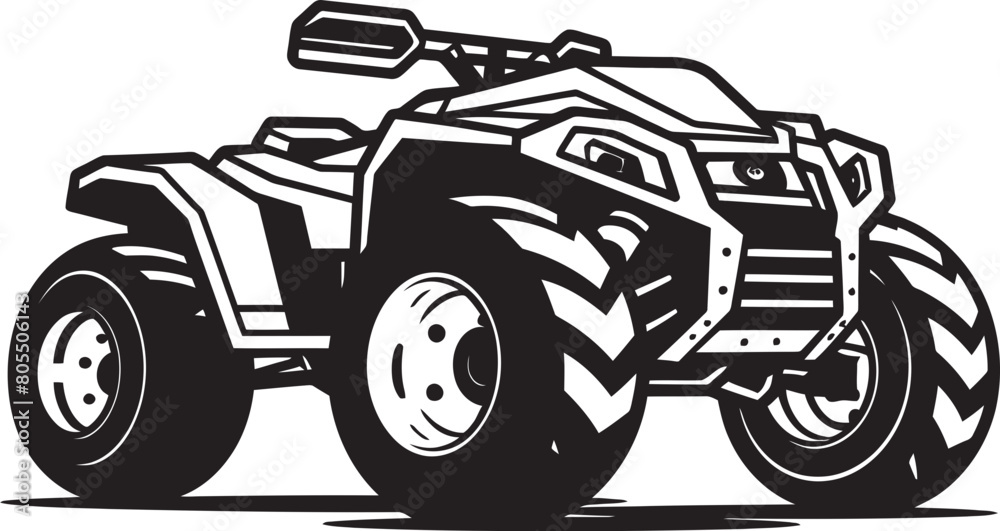 Unleash the ATV Thrills Vector Illustration Showcase