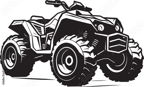 Unveiling ATV Excitement High Quality Vector Art