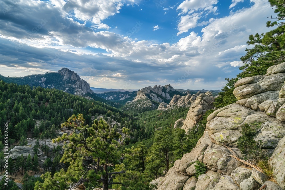 Stunning Scenery of Mount Rushmore: An Iconic Landmark in the Heart of Nature's Landscape