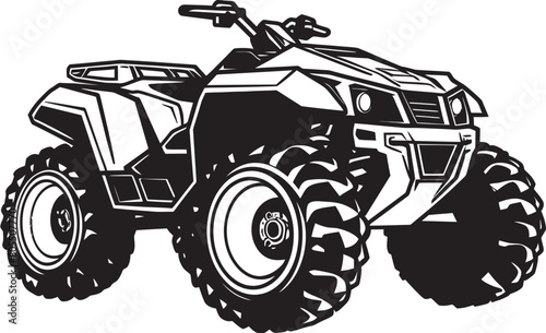 Daredevil ATV Adventure Vector Illustration Extravaganza