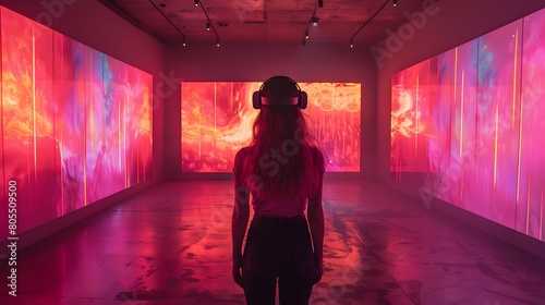 Interactive and immersive digital installations merging art and technology